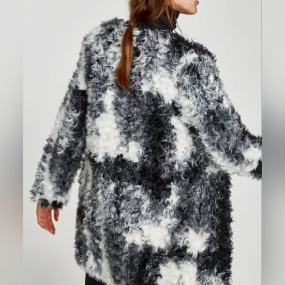 Zara teddy bear coat - Picture 6 of 8